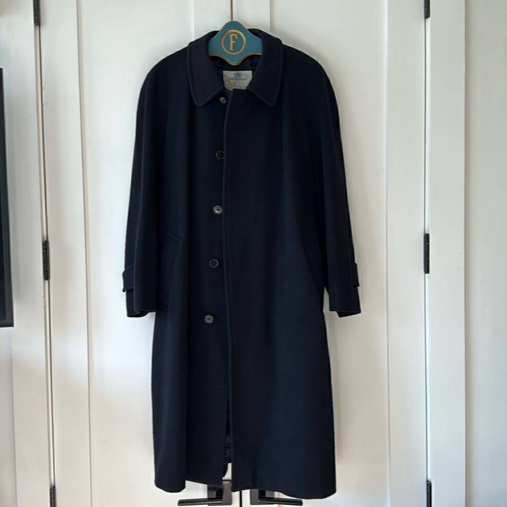 Vintage Aquascutum London Men’s Pure Cashmere trench coat - 40
